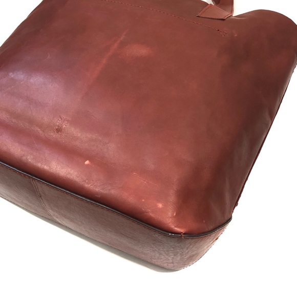 Frye Carson Stud Leather Oversized Tote Bag - Picture 8 of 10